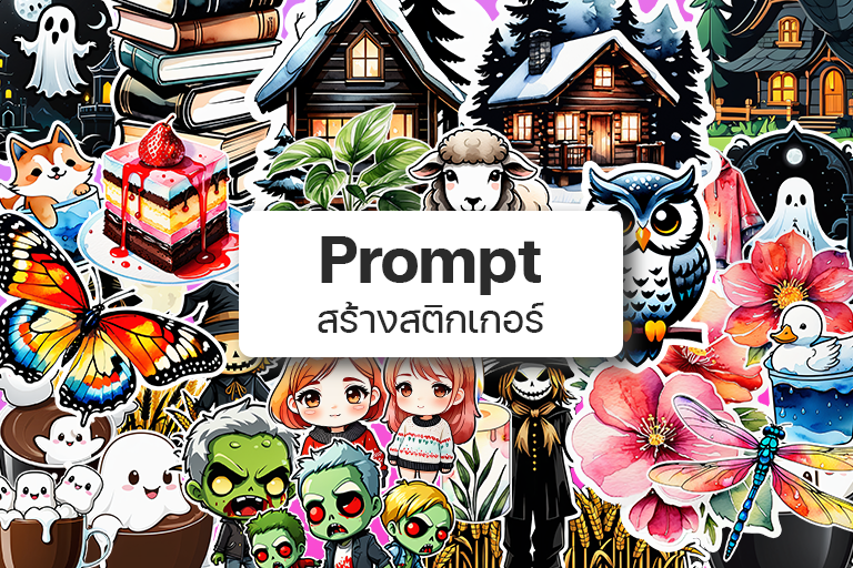 Prompt สร้างสติกเกอร์